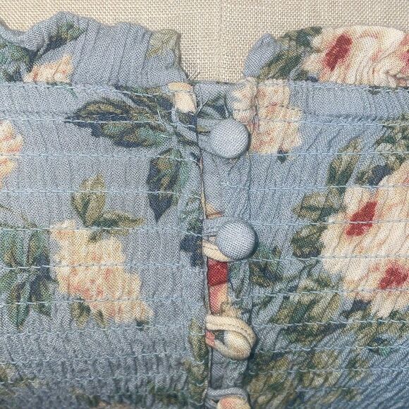 American Eagle Strapless Crop Top Size S - Picture 3 of 10